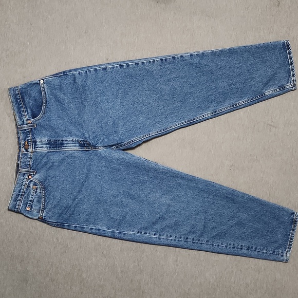Vintage LEVI'S 550 Relaxed Fit Tapered Leg Baggy Oversized Denim Blue Dad Jeans - Picture 4 of 17